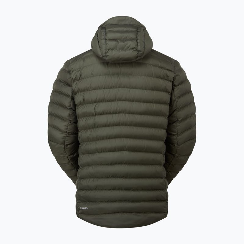 Gefütterte Herrenjacke Rab Cirrus Alpine oak 12