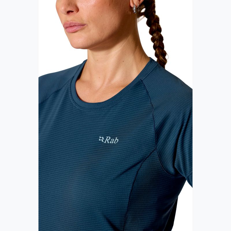 Damen-T-Shirt Rab Sonic Tee tempest blue 4