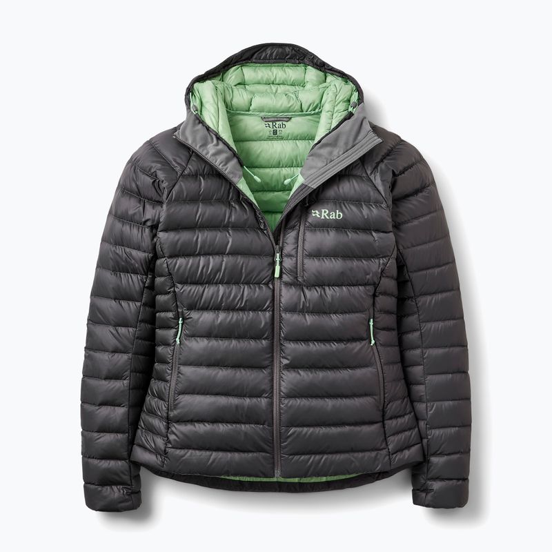Damen-Daunenjacke Rab Microlight Alpine Hoody graphene 4