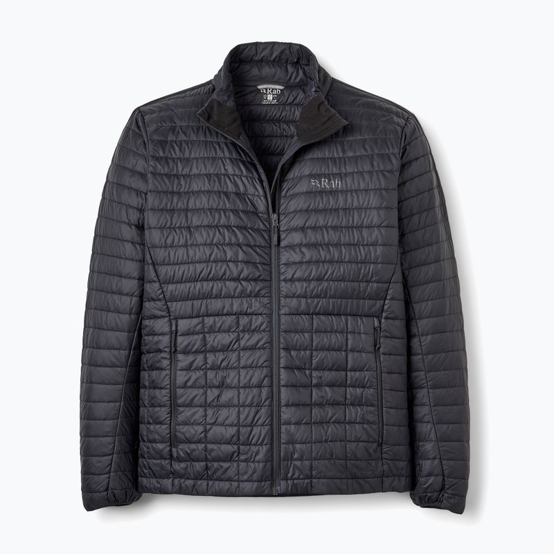 Kurtka ocieplana męska Rab Microlighter Jacket black 4