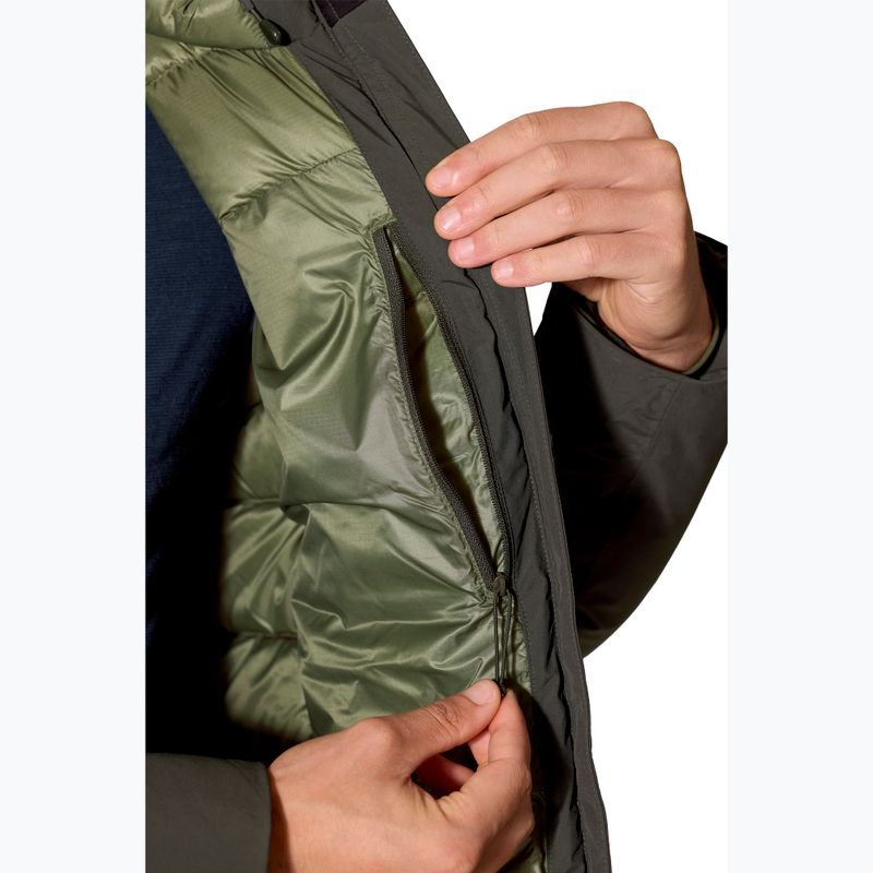 Herren-Daunenjacke Rab Valiance dark army 13