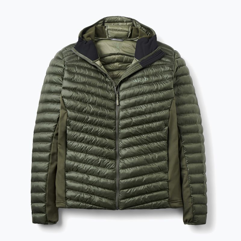 Gefütterte Herrenjacke Rab Cirrus Flex Hoody army