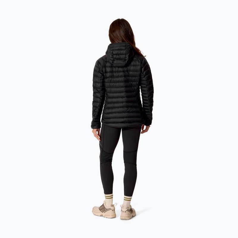 Damen-Daunenjacke Rab Microlight Alpine Hoody black 3