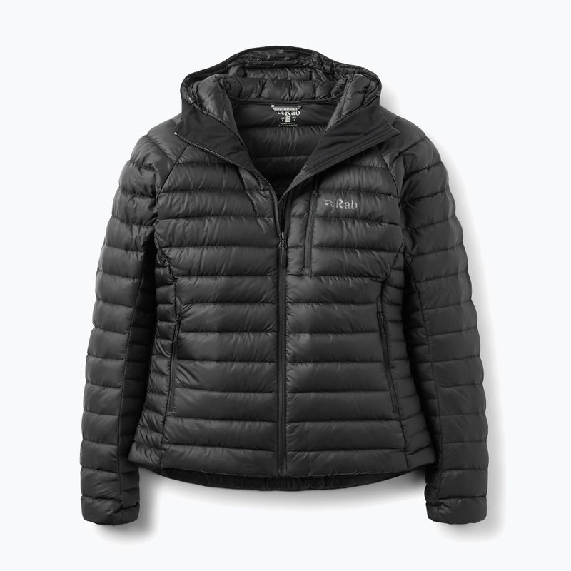 Damen-Daunenjacke Rab Microlight Alpine Hoody black 4