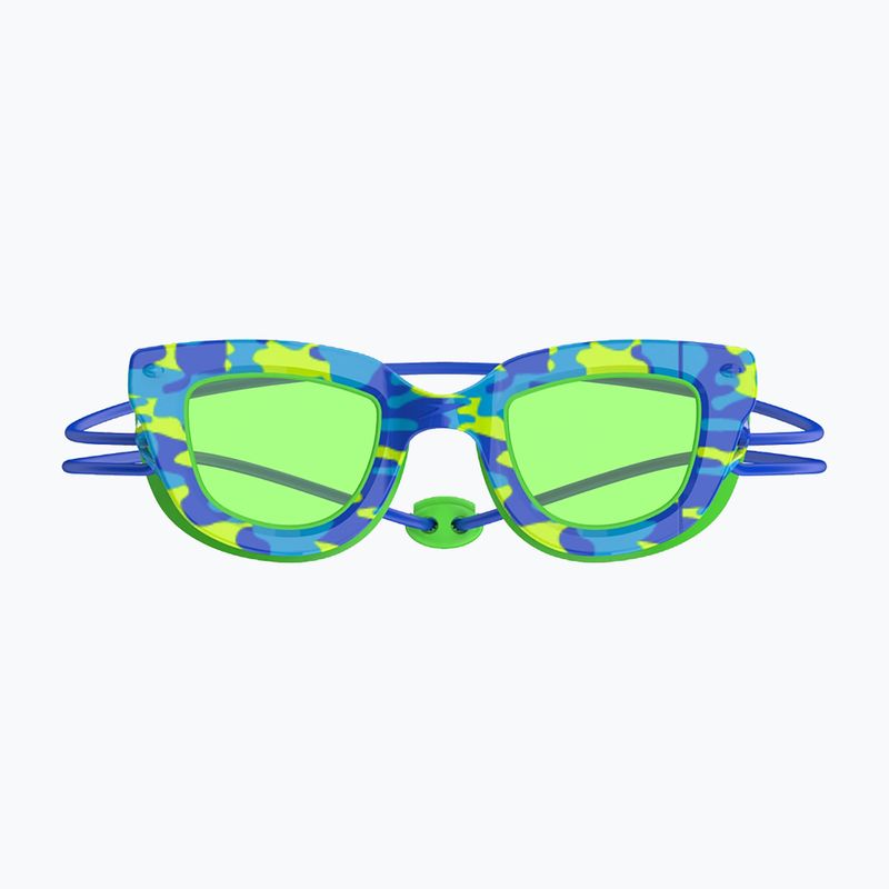 Speedo Kinderschwimmbrille Sunny G Pop Seasiders Print speedo blau camo / jello grün 2