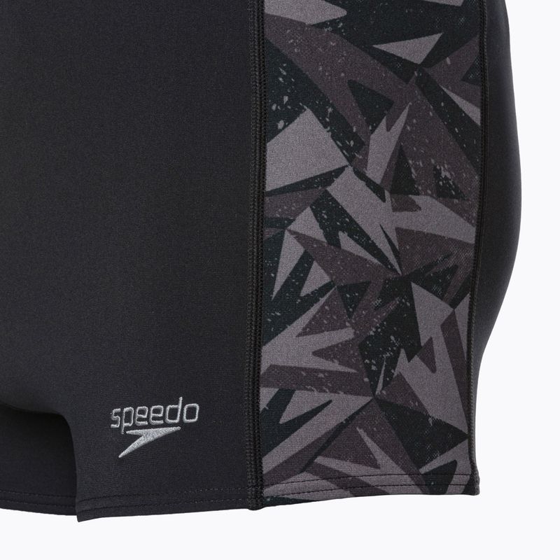 Speedo Hyperboom schwarz/oxidgrau Badehose