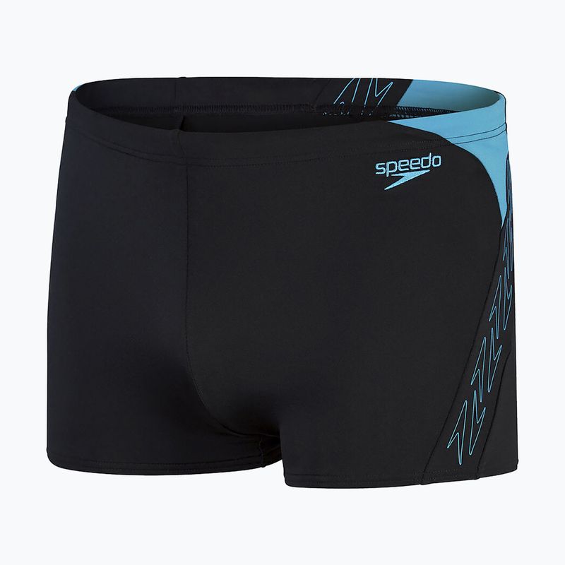 Herren Speedo Hyper Boom Splice Schwimm-Boxershorts schwarz 8-00302015147