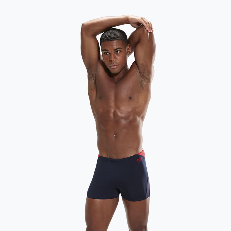 Herren Speedo Hyper Boom Splice schwimmen Boxershorts navy blau 8-00302015147