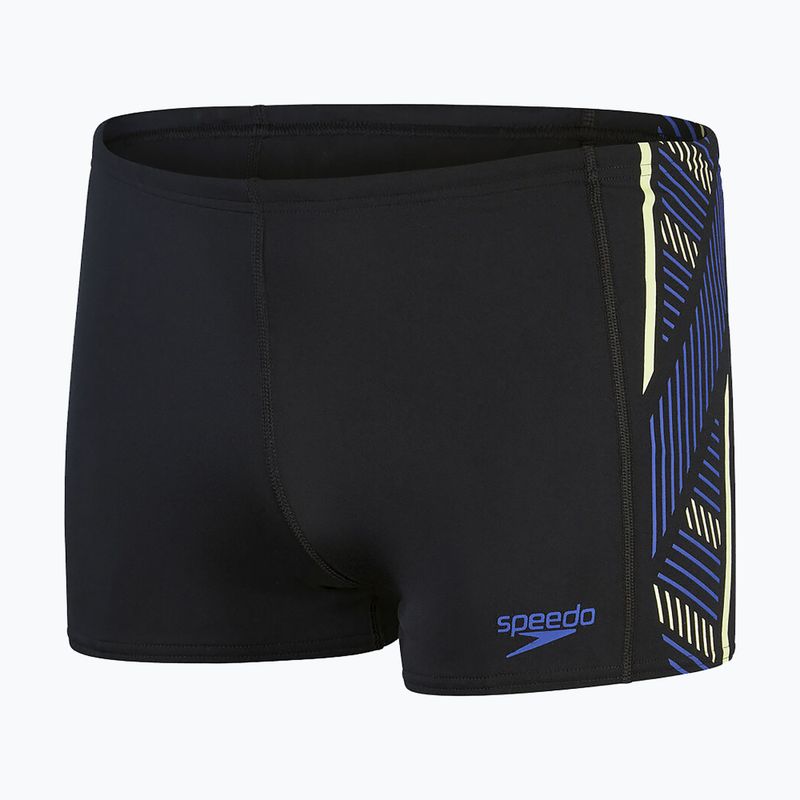 Herren Speedo Tech Panel Aquashort Schwimm-Boxershorts schwarz 8-00303514538