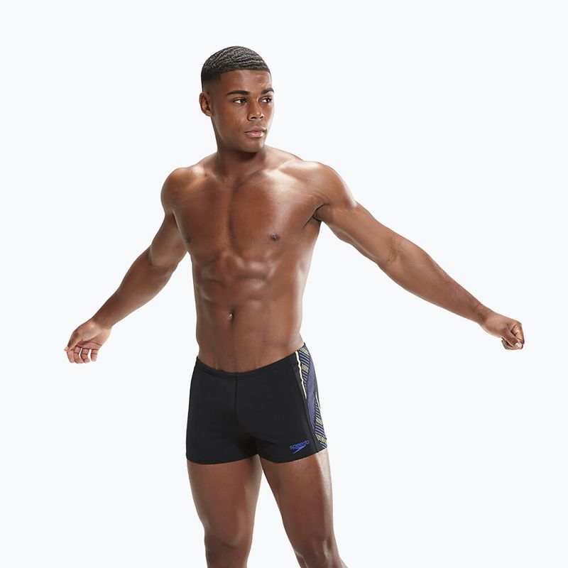 Herren Speedo Tech Panel Aquashort Schwimm-Boxershorts schwarz 8-00303514538