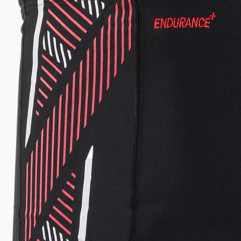 Speedo Tech Panel Aquashort Herren Schwimmunterhose schwarz und rot 8-00303514539