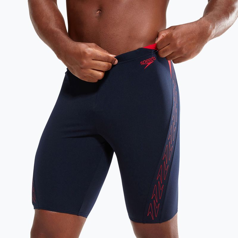 Speedo Herren Hyper Boom Splice Jammer Badebekleidung navy blau 8-00303815148 5
