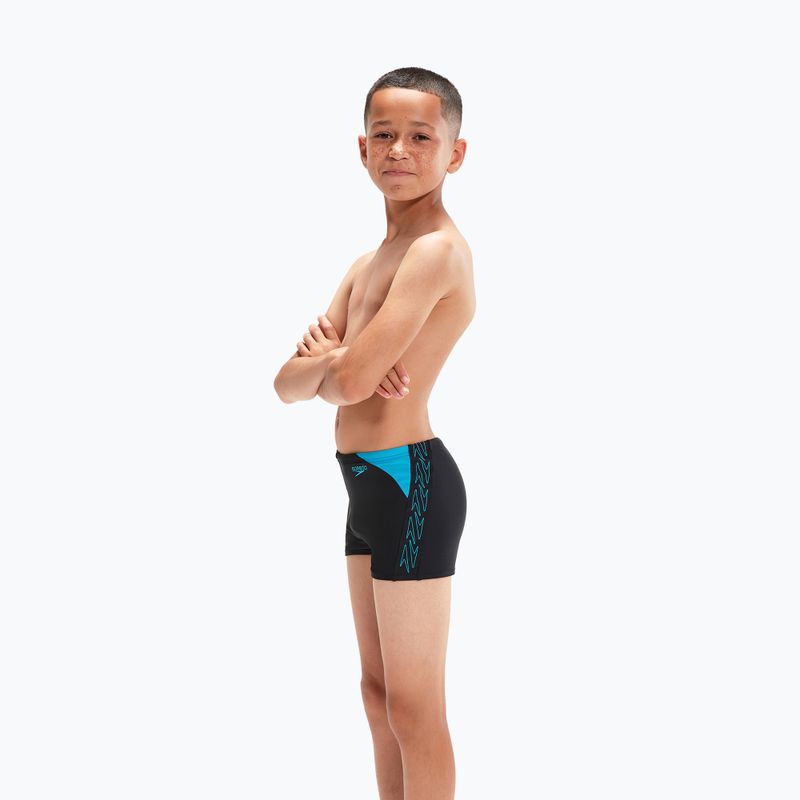 Speedo Hyper Boom Logo Splice Aquashort Kinder-Badehose 8-00315015176 6