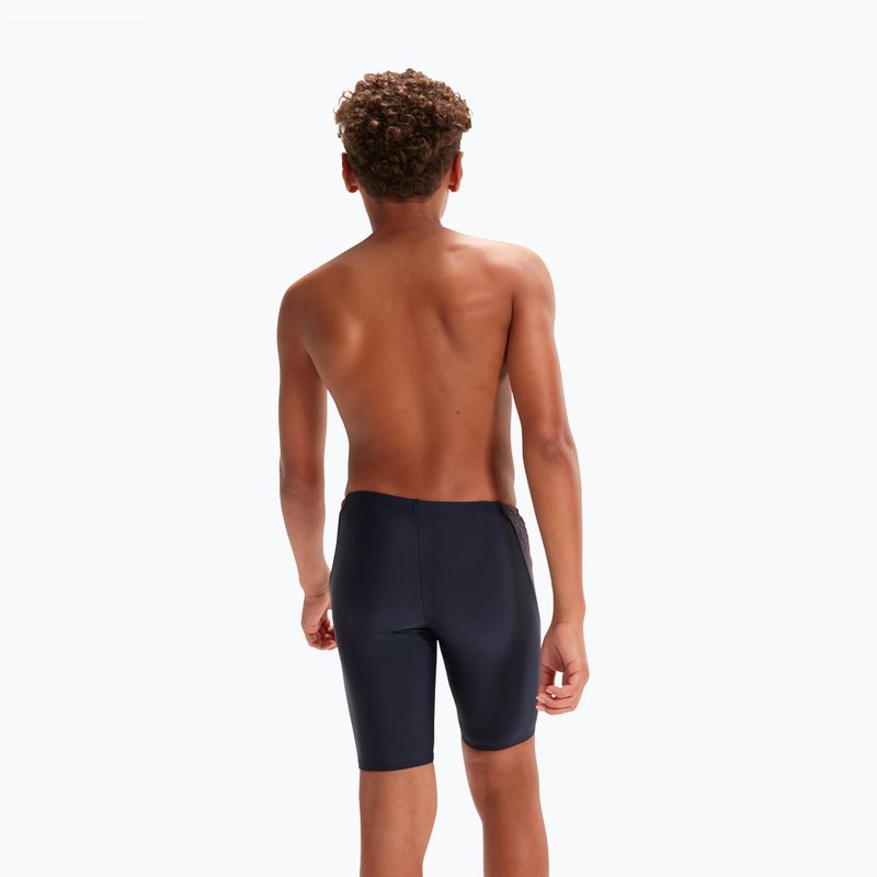 Speedo Hyper Boom Logo Splice Kinder schwimmen Jammer Marineblau 8-00315215178