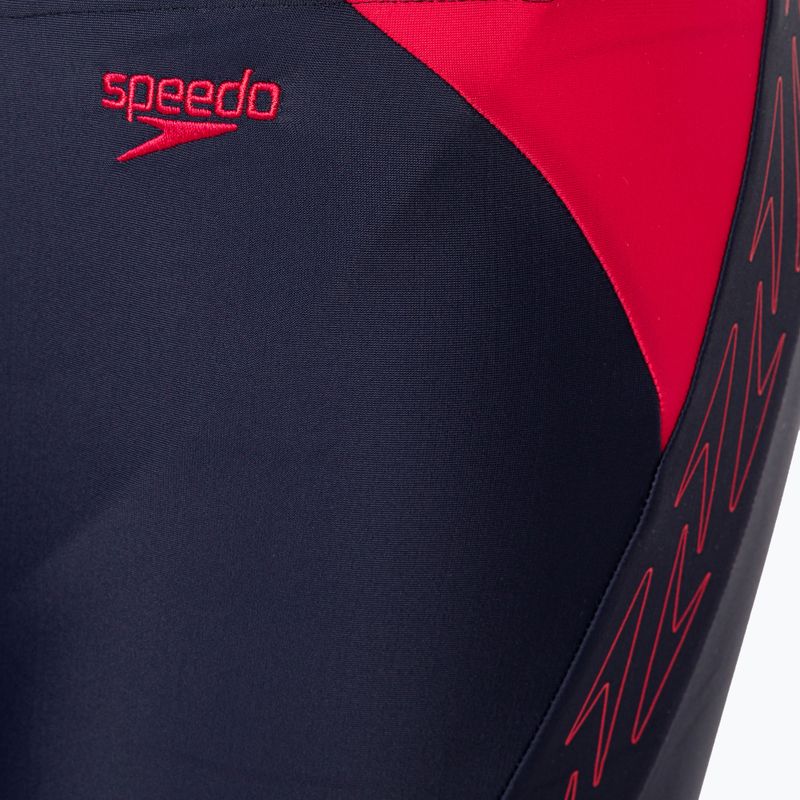 Speedo Hyper Boom Logo Splice Kinder schwimmen Jammer Marineblau 8-00315215178