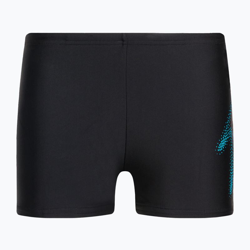 Speedo Hyper Boom Logo Placement Aquashort Kinder Badehose schwarz 8-00315415190