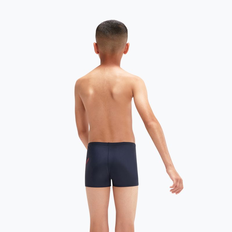 Speedo Hyper Boom Logo Placement Aquashort Kinder Badehose navy blau 8-00315415190 7