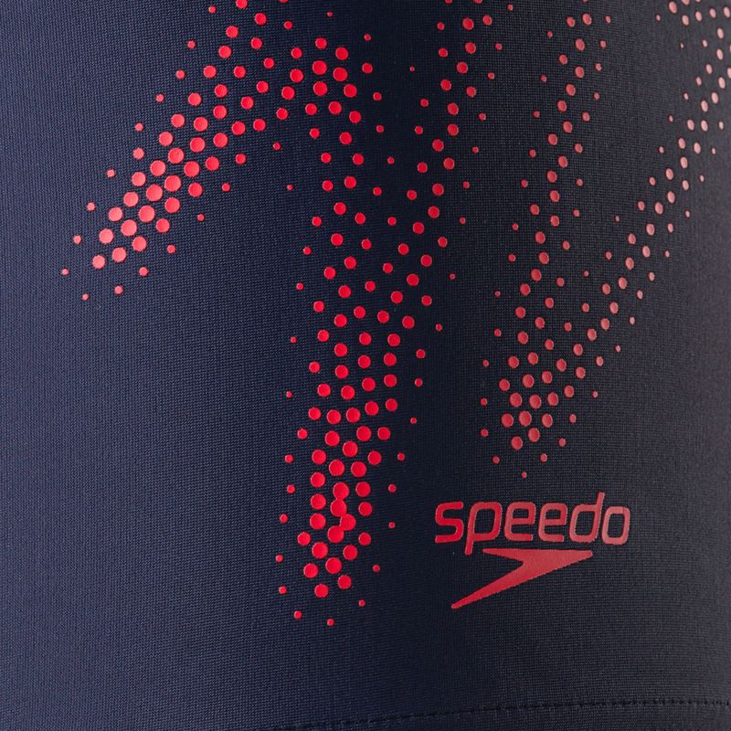 Speedo Hyper Boom Logo Placement Aquashort Kinder Badehose navy blau 8-00315415190 3