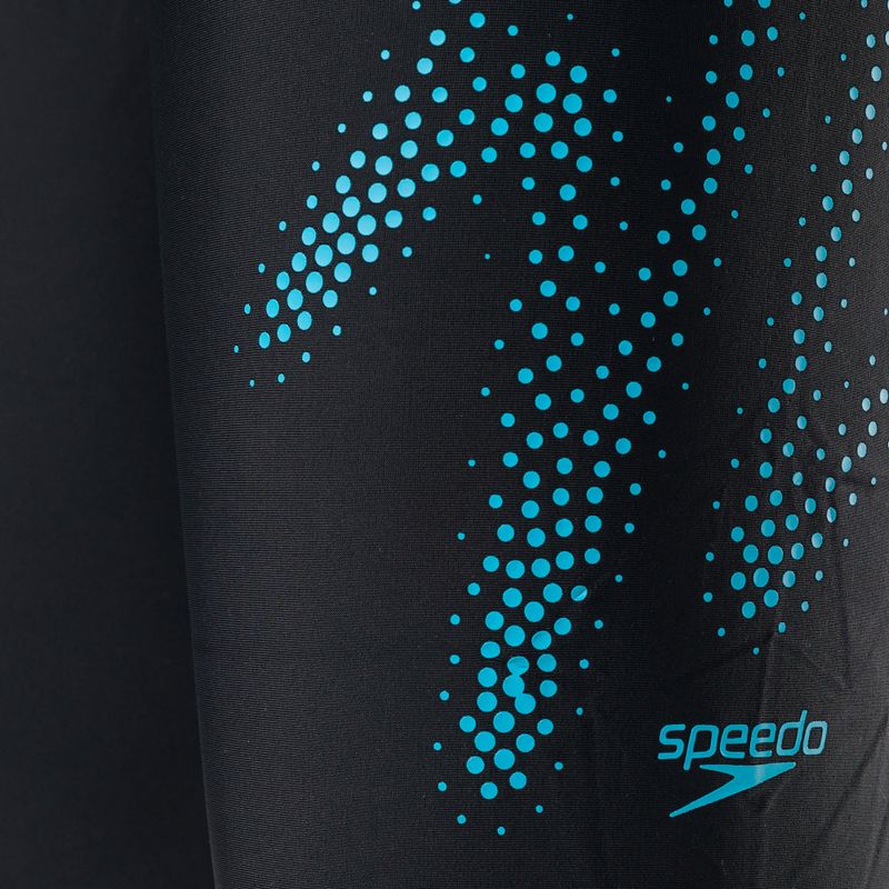 Speedo Hyper Boom Logo Platzierung Kinder schwimmen Jammer schwarz 8-00315515182 3