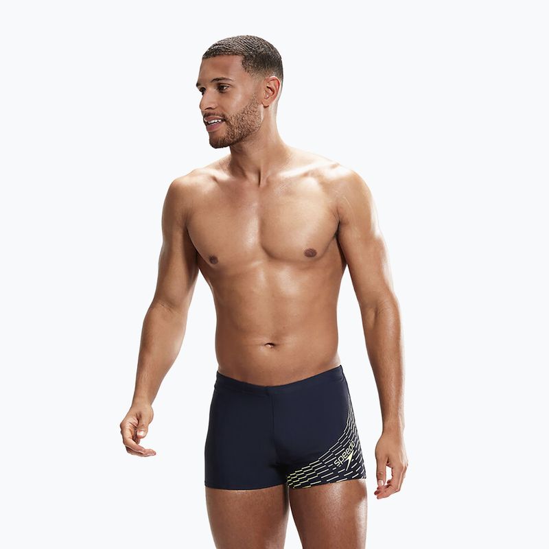 Herren Speedo Medley Logo Aquashort Schwimm-Boxershorts navy blau 8-1135406872 5