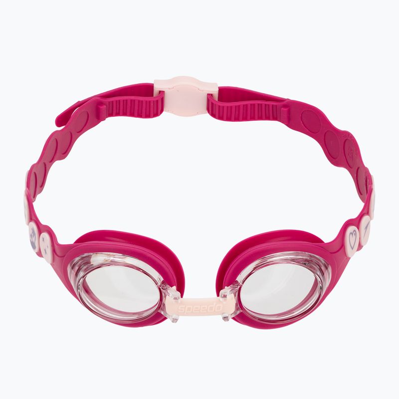 Speedo Infant Spot Kinderschwimmbrille Blüte/elektrisch rosa/klar 2