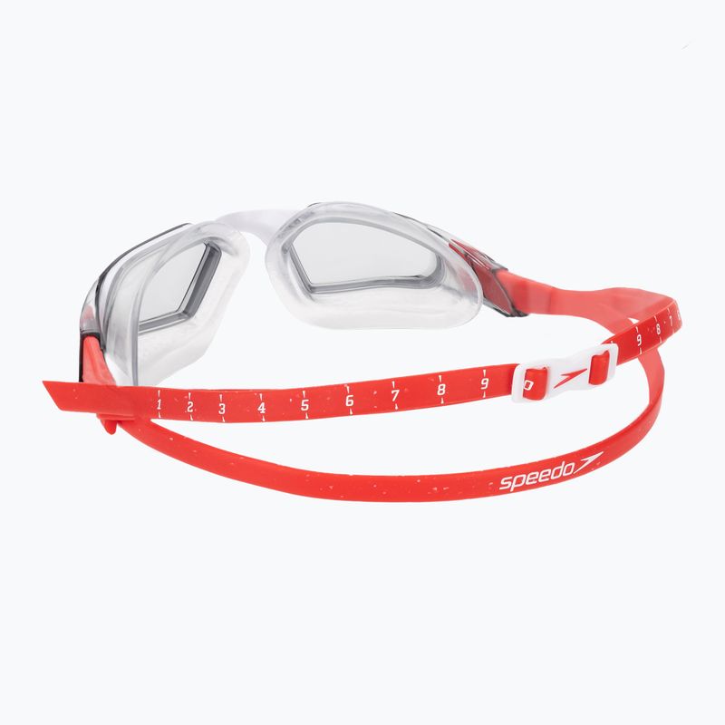 Speedo Aquapulse Pro rot/weiße Schwimmbrille 4