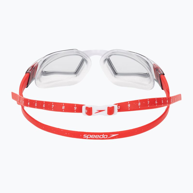 Speedo Aquapulse Pro rot/weiße Schwimmbrille 5
