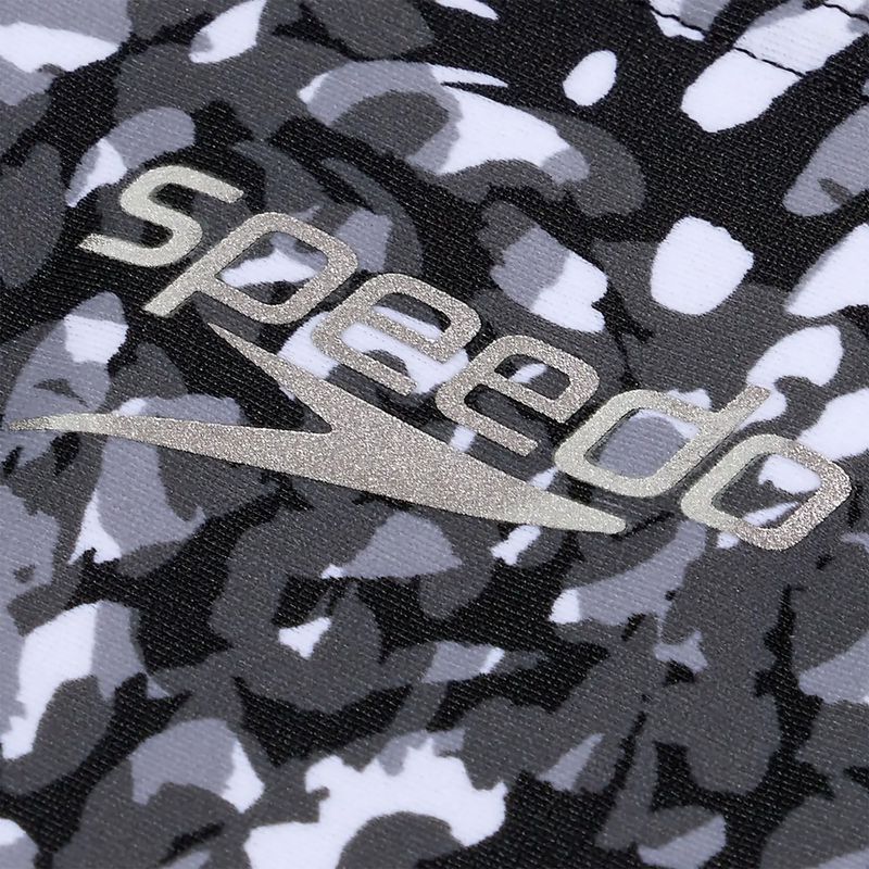 Speedo Damen-Badeanzug Allover Digital Recordbreaker schwarz/usa charcoal/shark grey/white