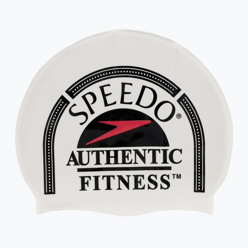 Speedo Bedruckte Silikonkappe weiß 8-0838514630