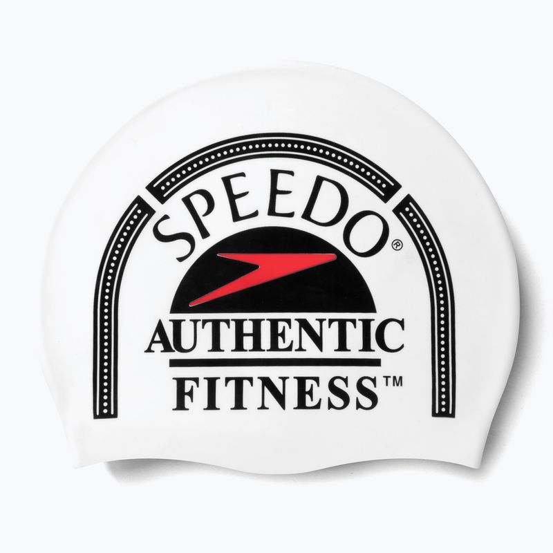 Speedo Bedruckte Silikonkappe weiß 8-0838514630 3