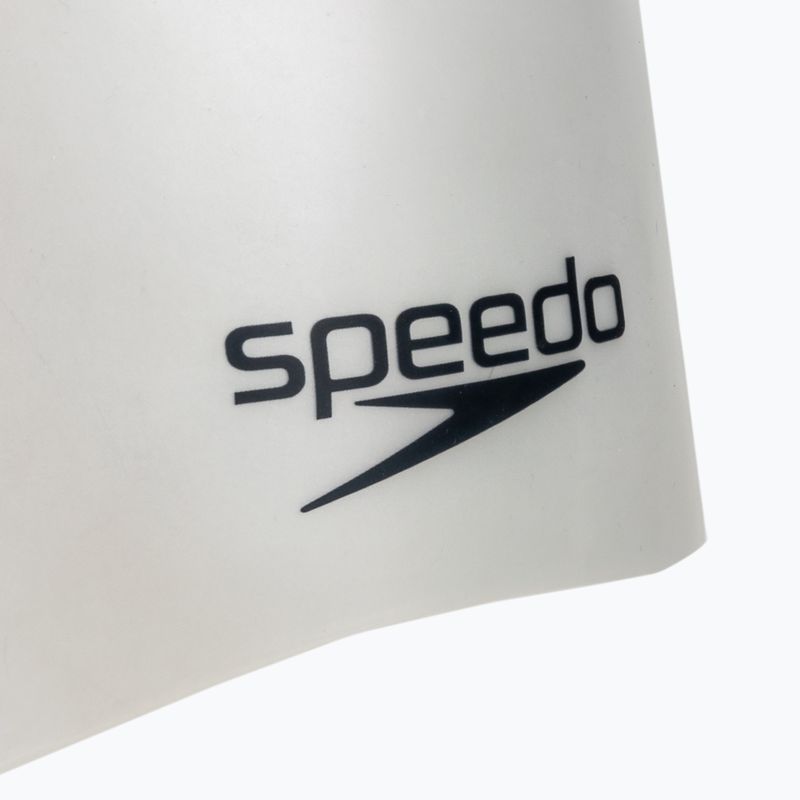 Speedo Schlichte geformte Silikonkappe silber 8-7098414572 3
