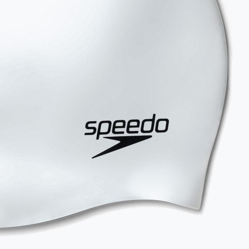 Speedo Schlichte geformte Silikonkappe silber 8-7098414572 6
