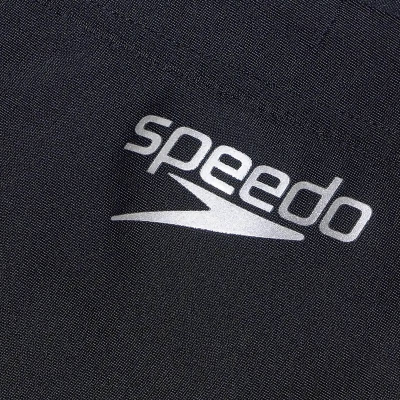 Herren Speedo Allover Digi V-Cut Schwimm-Boxershorts schwarz/blau