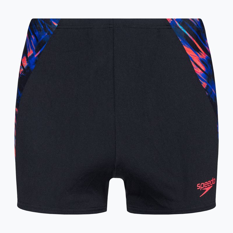 Herren Speedo ECO END+ Splice Schwimmshorts schwarz/orange