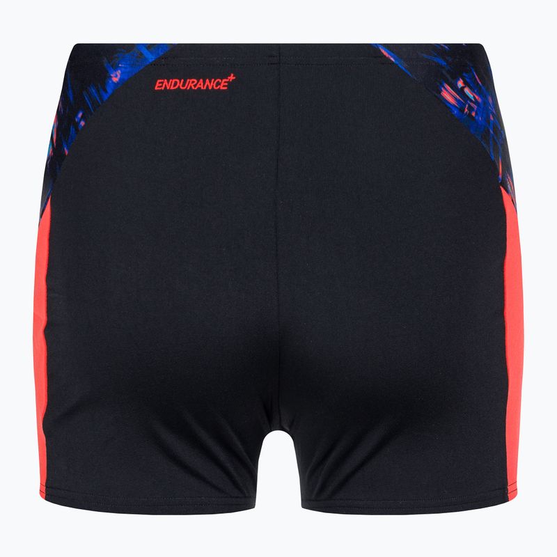 Herren Speedo ECO END+ Splice Schwimmshorts schwarz/orange 2