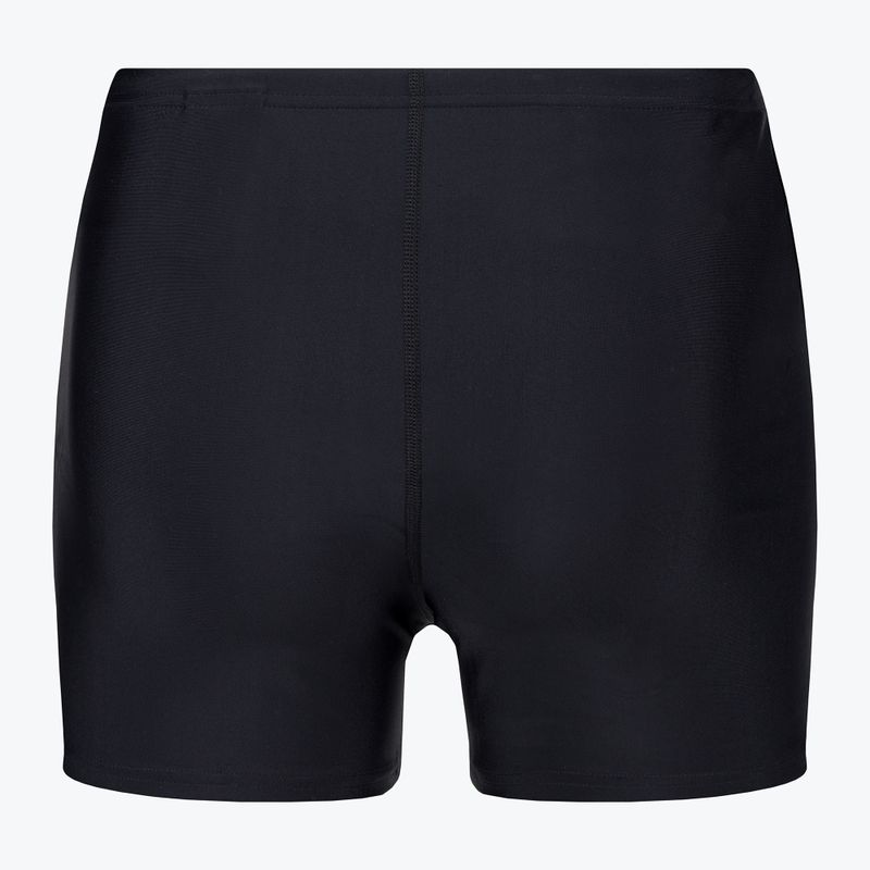 Herren Speedo Tech Print Badeshorts schwarz/orange 2