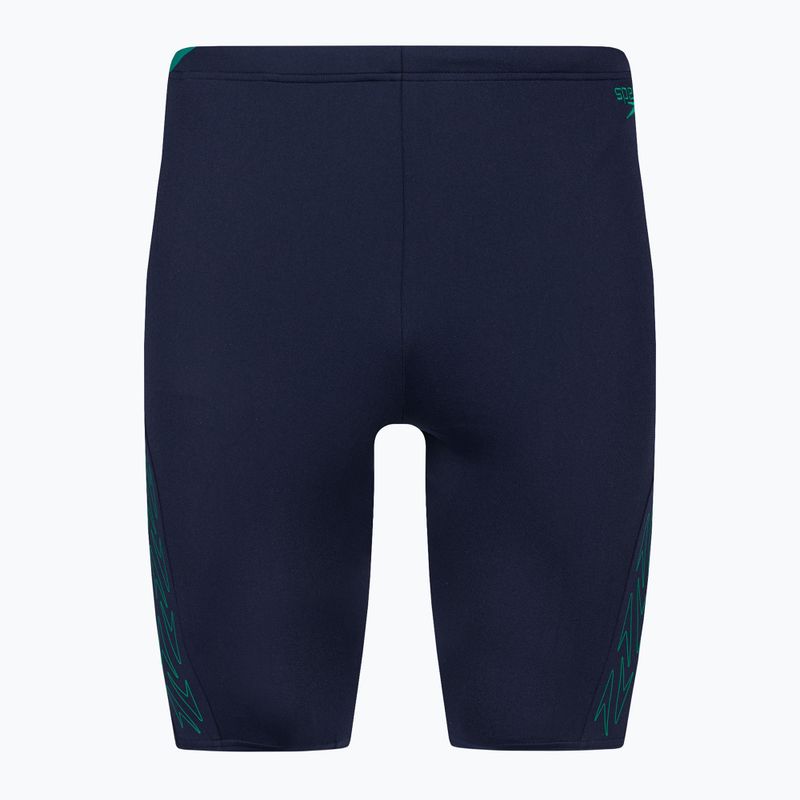 Speedo Hyper Boom Splice Herren Badehose navy/grün