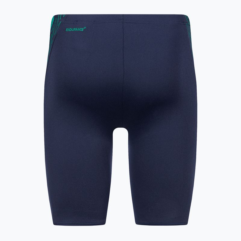 Speedo Hyper Boom Splice Herren Badehose navy/grün 2