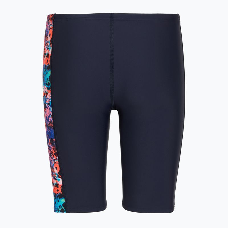 Kinder Jammer-Badehose Speedo Allover Panel Jammer navy/true cobalt/volcanic orange/hypersonic blue 2
