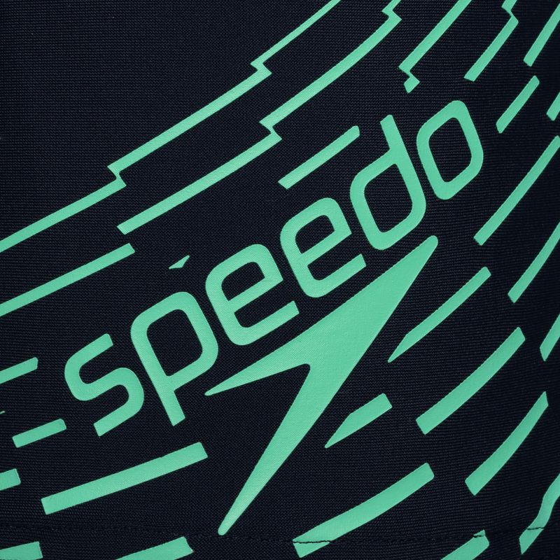 Speedo Medley Logo Kinder-Badehose navy/grün