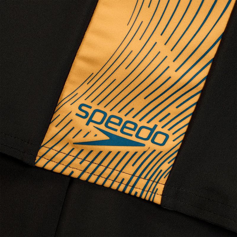 Speedo Dive Herren Badehose schwarz/dunkelgrün/mandarinblau