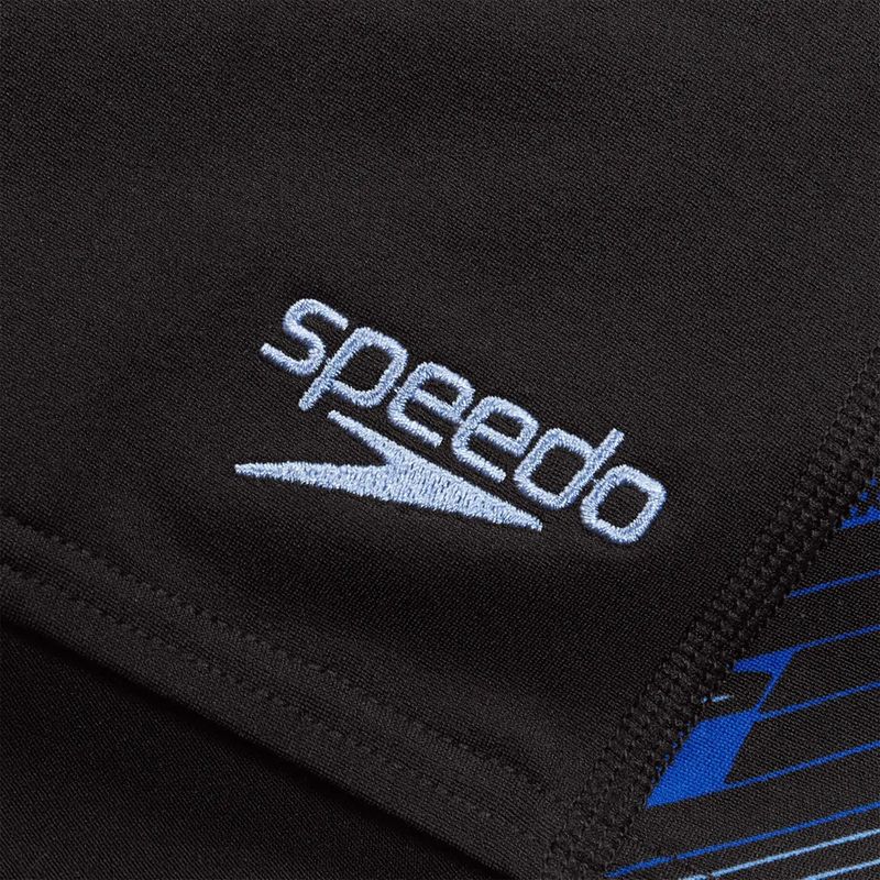 Speedo Hyperboom schwarz/neugierig blau/true cobalt Badehose