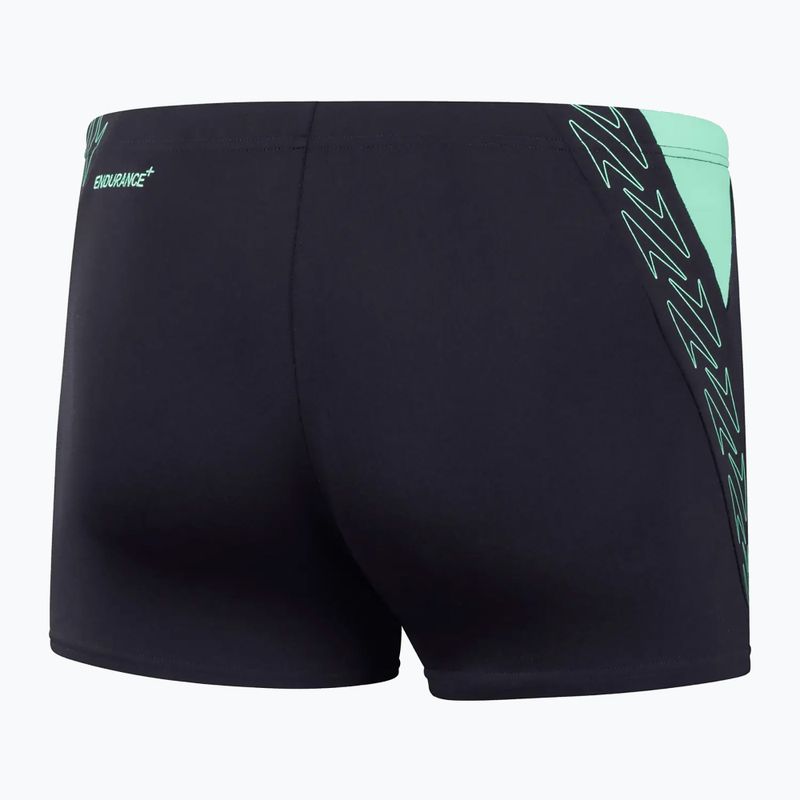 Herren Speedo Hyper Boom Splice Schwimm-Boxershorts true navy/herlequin grün 2