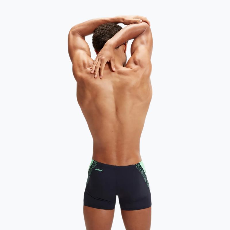 Herren Speedo Hyper Boom Splice Schwimm-Boxershorts true navy/herlequin grün 6