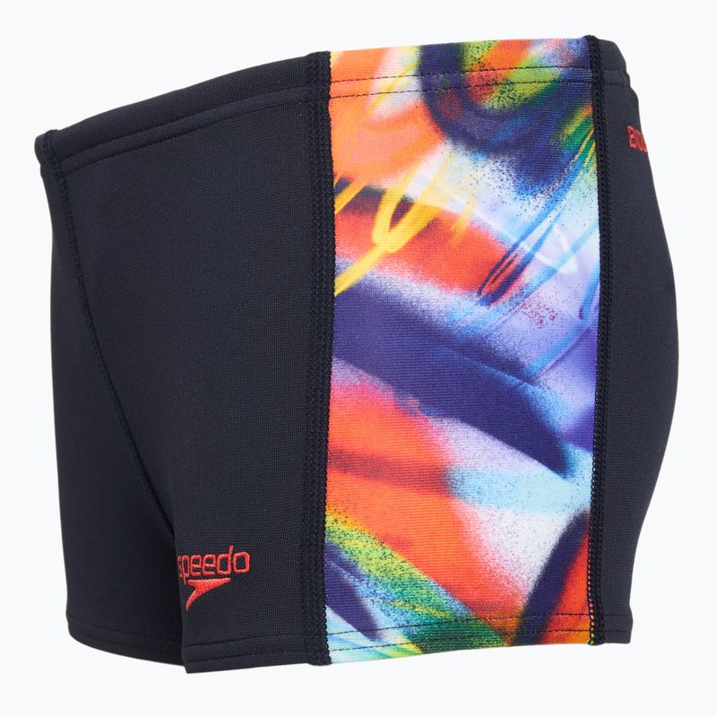 Kinder-Badeboxer Speedo Digital Panel Aquashort true navy/watermelon/bitter lime 3