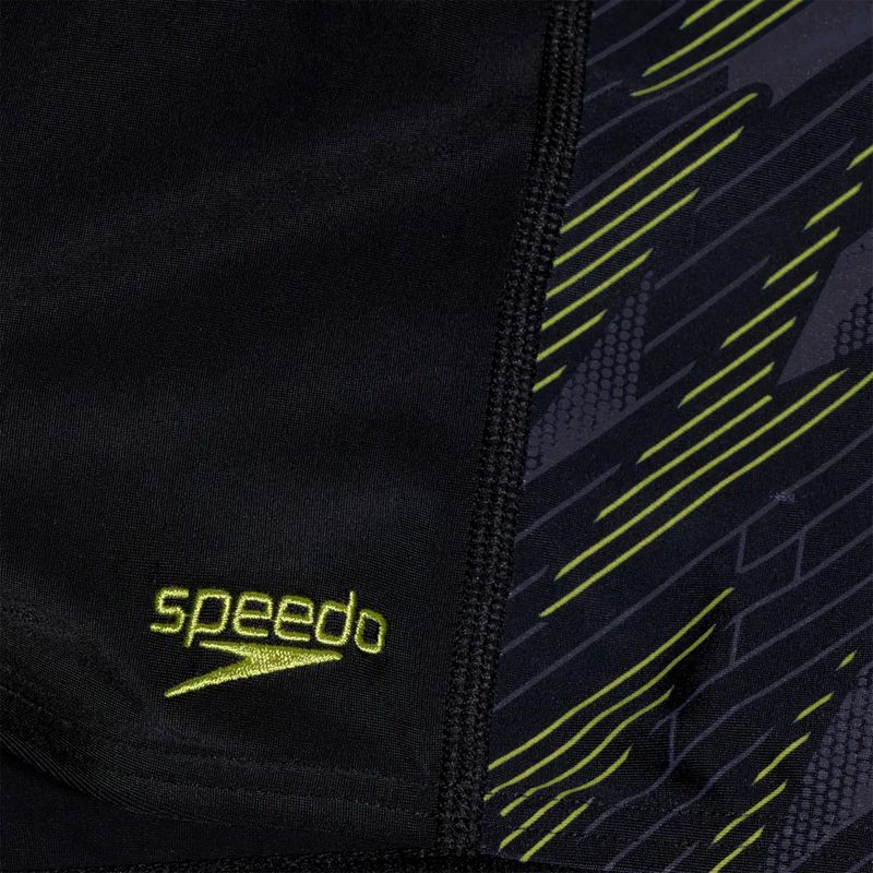 Speedo Hyperboom Kinder-Badehose schwarz/lemon drizzle/usa charcoal 3