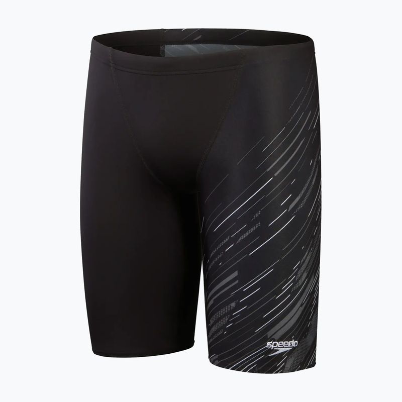Speedo Hyperboom V-Cut schwarz/usa anthrazit/weiß Herren-Schwimmanzüge