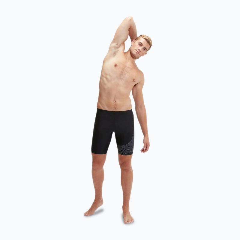 Schwimm-Jammer Herren Speedo Medley Logo Jammer black/usa charcoal 6