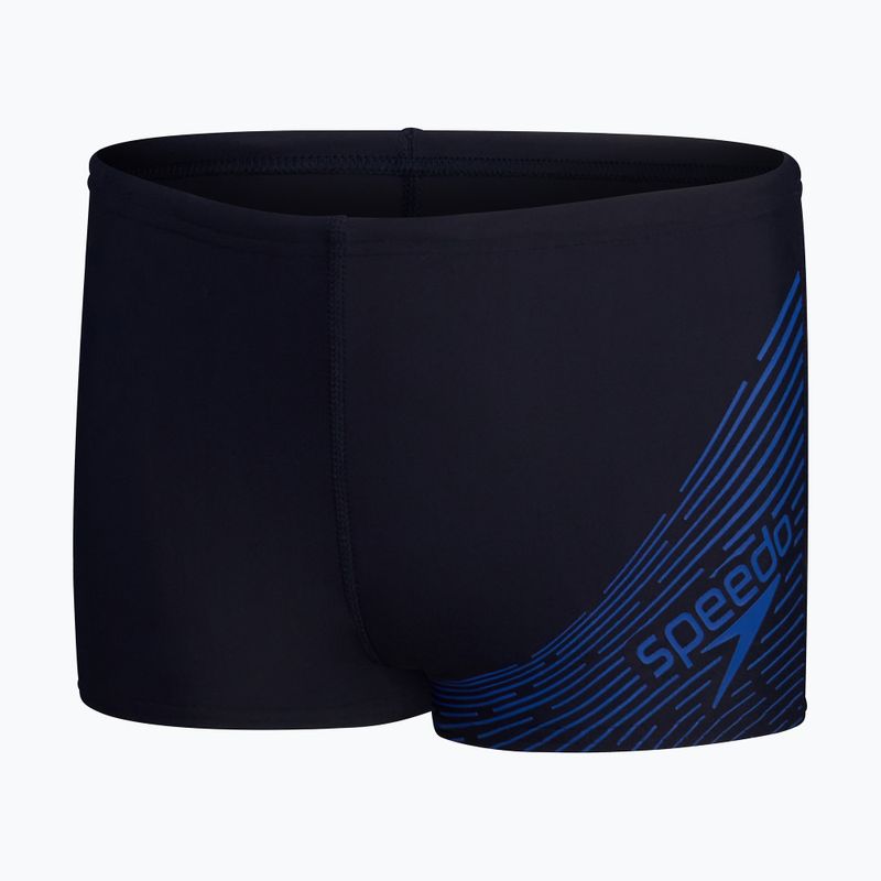 Speedo Medley Logo true navy/true cobalt Kinder-Badehose