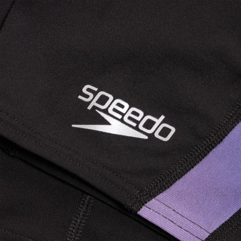 Speedo Placement Digital V-Cut Badehose für Männer schwarz/lila/harlekingrün/wassermelone 3